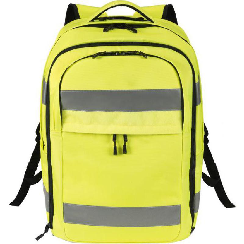Dicota Hi-Vis 32-38 Liters Laptop Backpack, for 17.3" (Device), Yellow