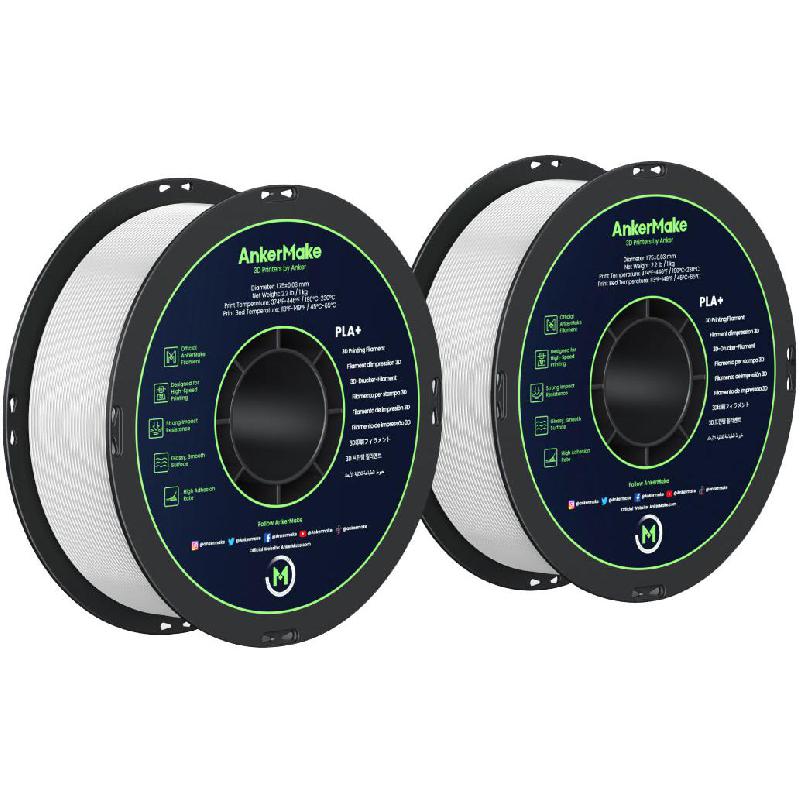 Anker AnkerMake PLA+ Filament, White