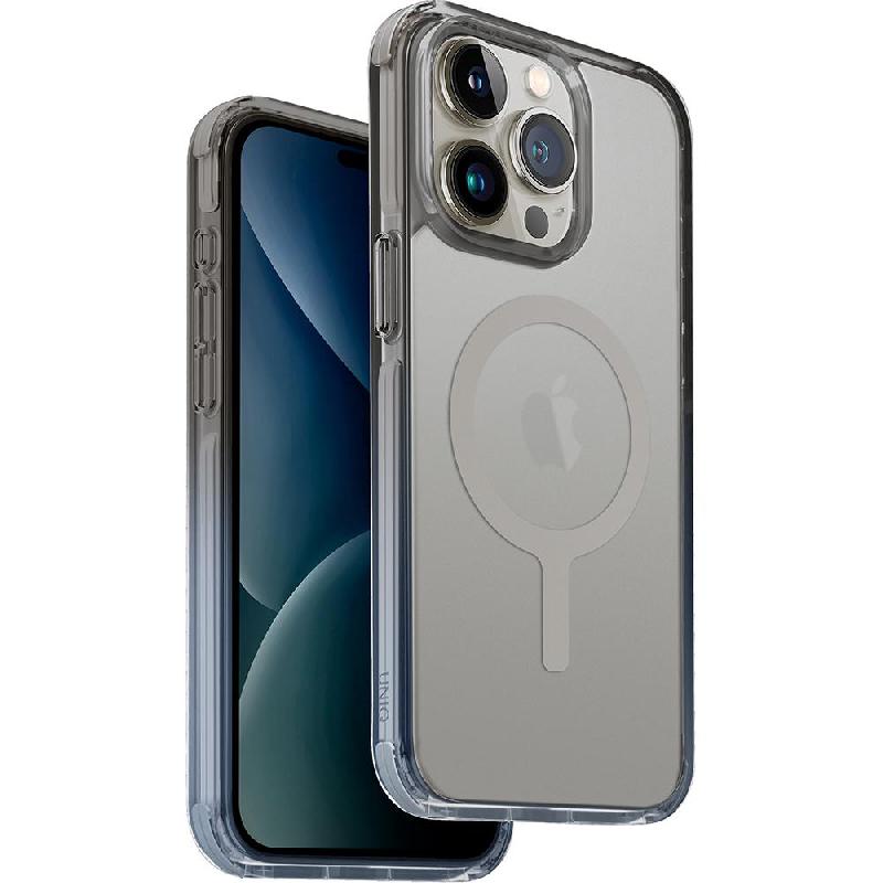 Uniq Combat Duo Back Cover Mobile Case with MagSafe, for iPhone 15 Pro, Stone