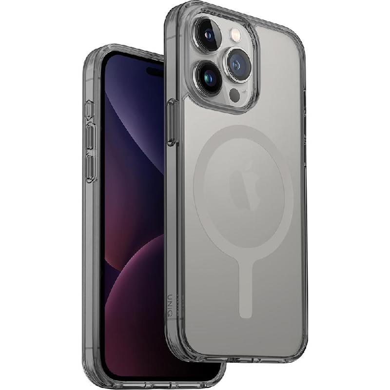 Uniq LifePro Xtreme Back Cover Mobile Case with MagSafe, for iPhone 15 Pro, Frost Grey
