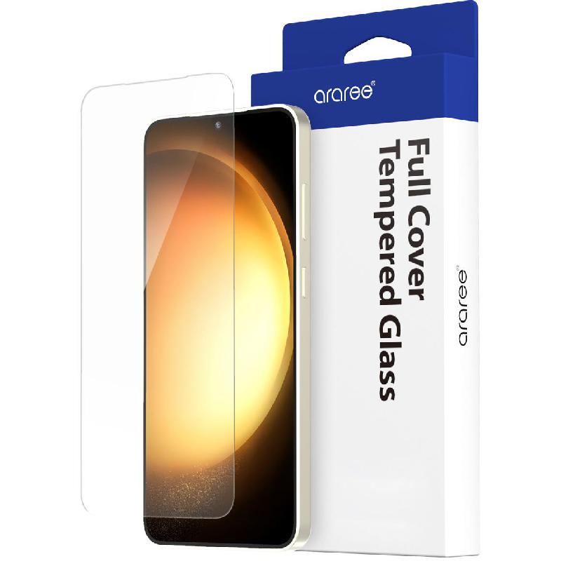 Araree Core Full Cover Tempered Glass Smartphone Screen Protector, Front Screen Tempered Glass, for Samsung Galaxy S24+