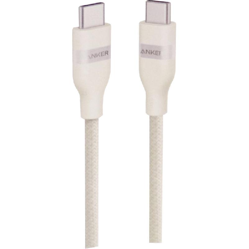 Anker USB-C to USB-C Sync & Charge Cable, 3.00 ft ( 91.44 cm ), White