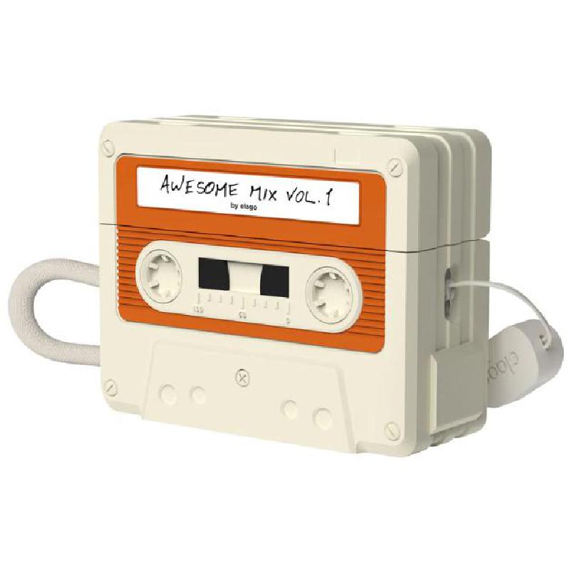 Elago Cassette Tape Earbuds Case, for Apple AirPods Pro 2nd Gen, Classic White