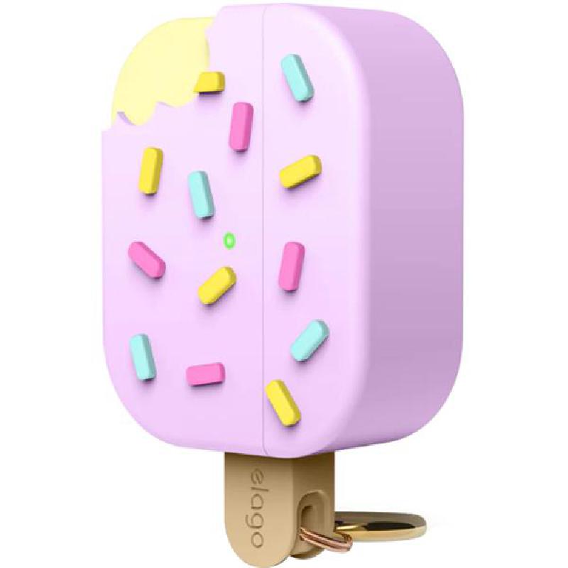 Elago Ice Cream Earbuds Case, for Apple AirPods Pro 2nd Gen, Lavender