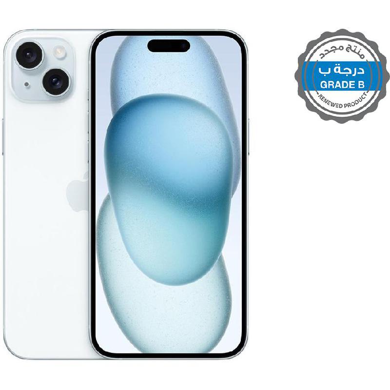 Renewed Grade B Apple iPhone 15 Plus, 256 GB, Blue, 5G