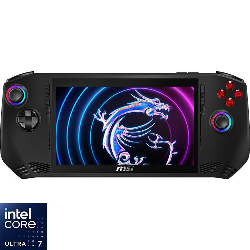 MSI Claw A1M Handheld Gaming Console, Intel Core Ultra 7, 512 GB, Black