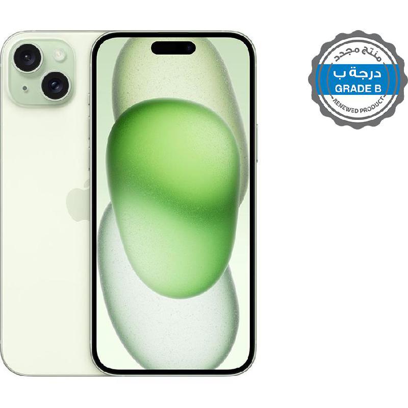 Renewed Grade B Apple iPhone 15 Plus, 128 GB, Green, 5G