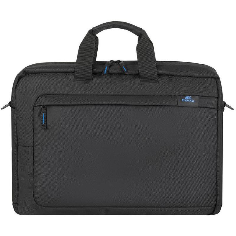 Rivacase Boboli Laptop Messenger Bag, for 15.6"/16" (Device), Black