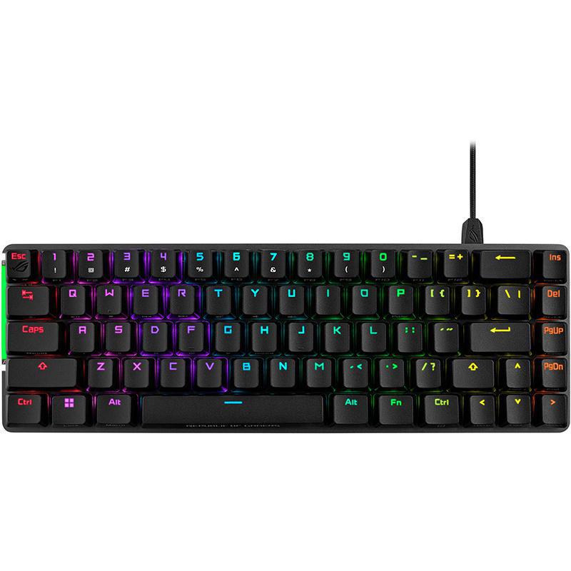 Asus ROG Falchion Ace Mechanical Gaming Keyboard, Wired, for Laptop/Desktop Computer/Gaming Desktop Computer/CPU Windows 10 or Later, Black