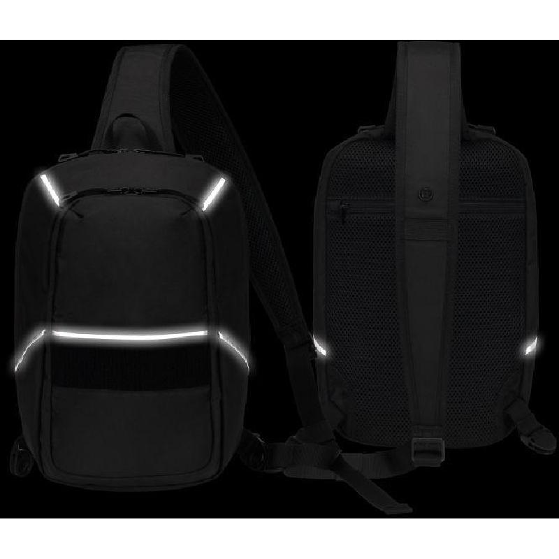 Dicota Sling Bag REFLECTIVE Tablet Bag, for 12.9" Device, Black — 3