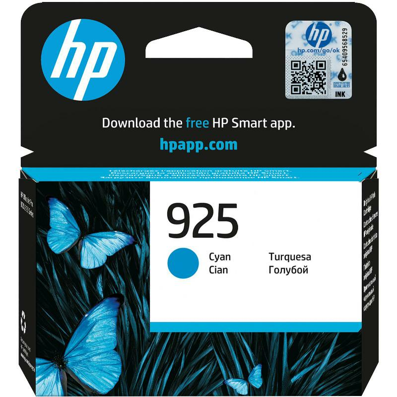 HP 925 Inkjet Cartridge, Cyan
