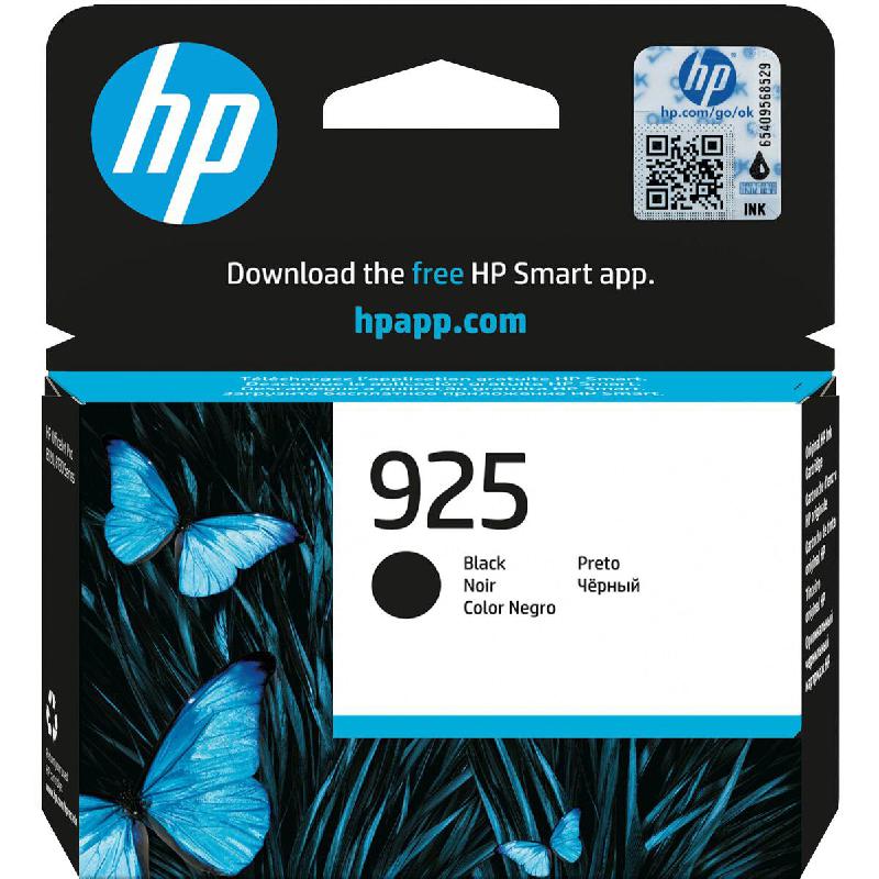 HP 925 Inkjet Cartridge, Black