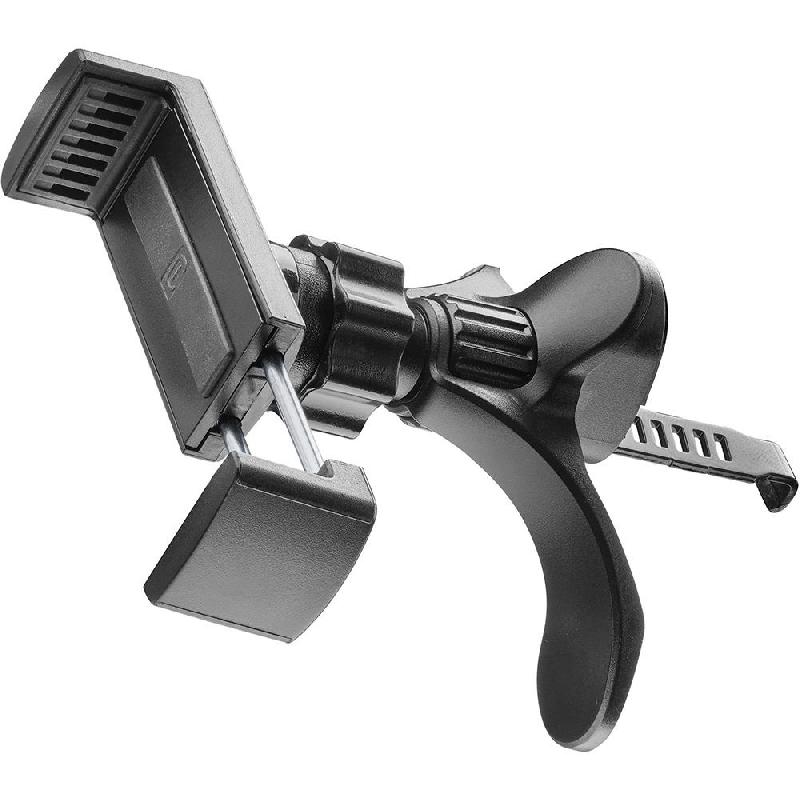 Cellularline Spin Fit Air Vent Smartphone Holder Smartphone Car Accessory, Universal, for Most Devices, Black