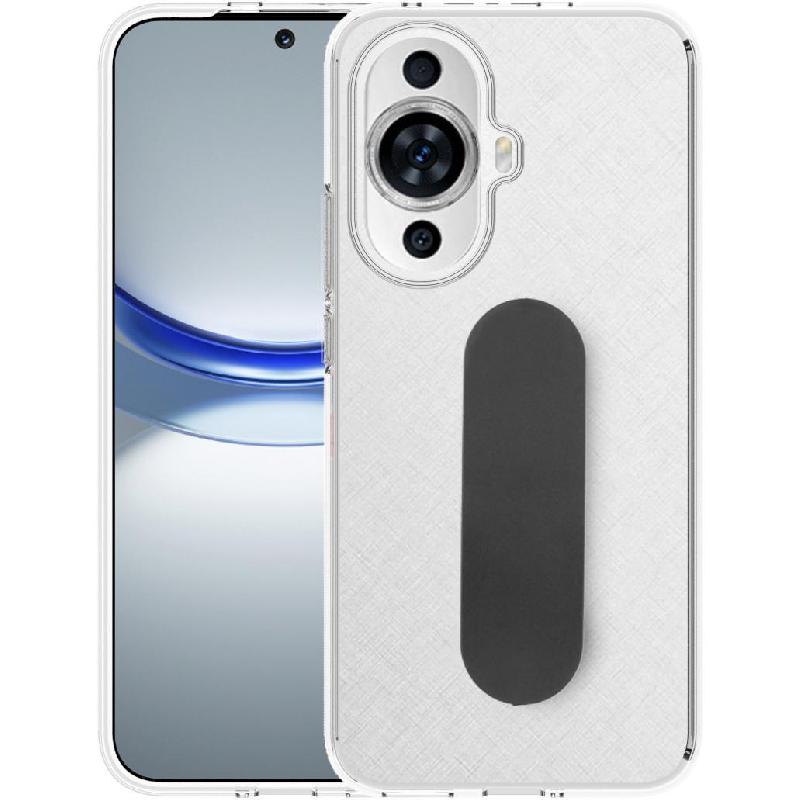 Just in Case Soft TPU Back Cover Mobile Case with Strap, for Huawei nova 12s 4G, Clear — 2