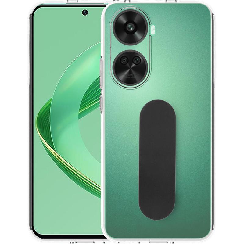 Just in Case Soft TPU Back Cover Mobile Case with Strap, for Huawei nova 12 SE 4G, Clear