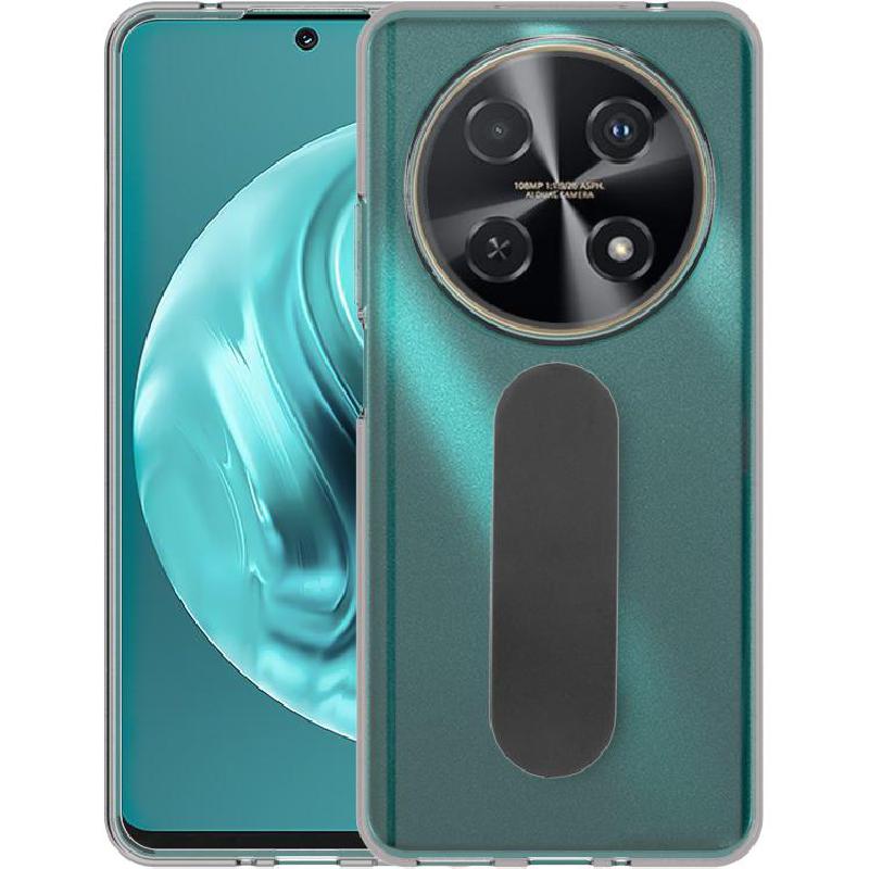 Just in Case Soft TPU Back Cover Mobile Case with Strap, for Huawei nova 12i 4G, Clear — 2