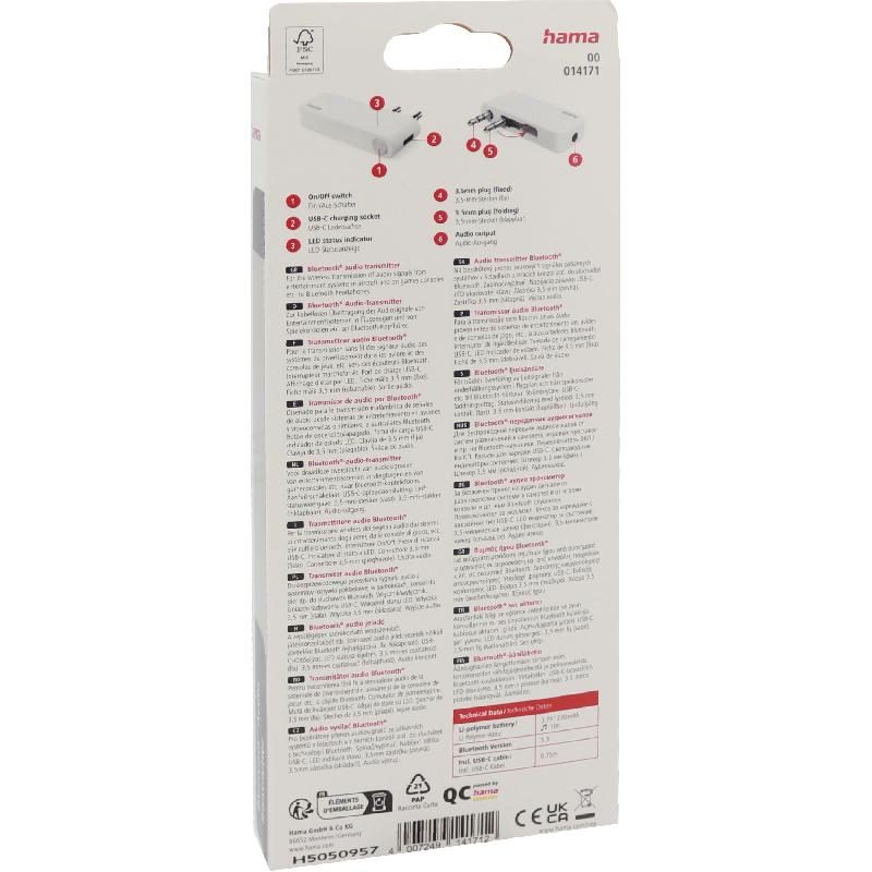 Hama Audio Transmitter Bluetooth Adapter — 2