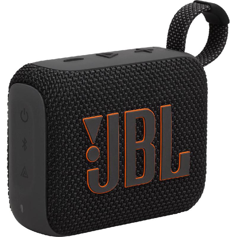 JBL GO 4 Portable Speaker, Bluetooth, up to 7 Hours Playtime, Black