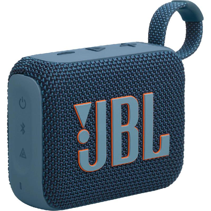 JBL GO 4 Portable Speaker, Bluetooth, up to 7 Hours Playtime, Blue