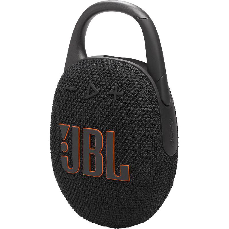 JBL Clip 5 Portable Speaker, Bluetooth, up to 12 Hours of Playtime, Black