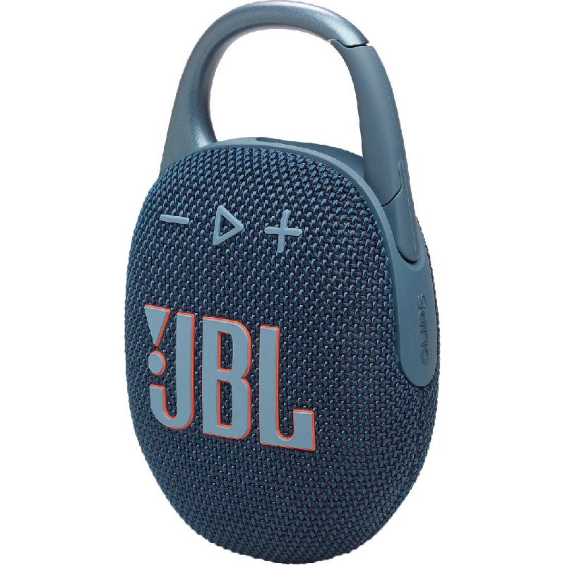 JBL Clip 5 Portable Speaker, Bluetooth, up to 12 Hours of Playtime, Blue