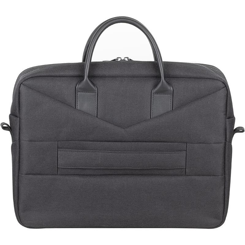 Rivacase ECO Laptop Messenger Bag, for 15.6" (Device), Black — 2