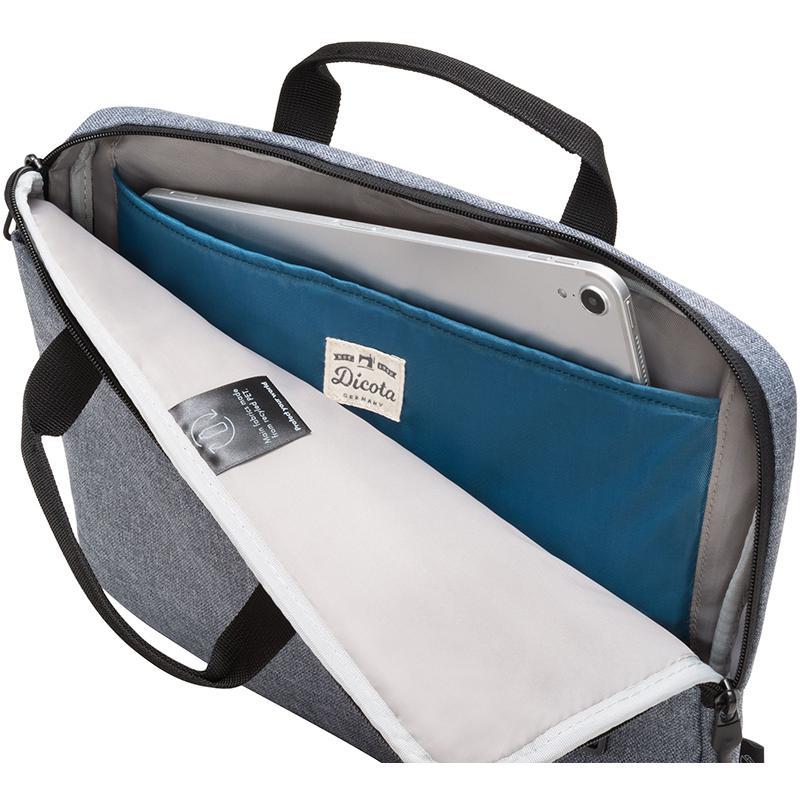 Dicota Slim Eco MOTION Laptop Messenger Bag, for 10"/11.6" (Device), Blue — 4