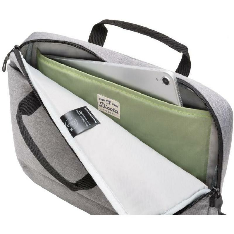 Dicota Slim Eco MOTION Laptop Messenger Bag, for 10"/11.6" (Device), Grey — 4