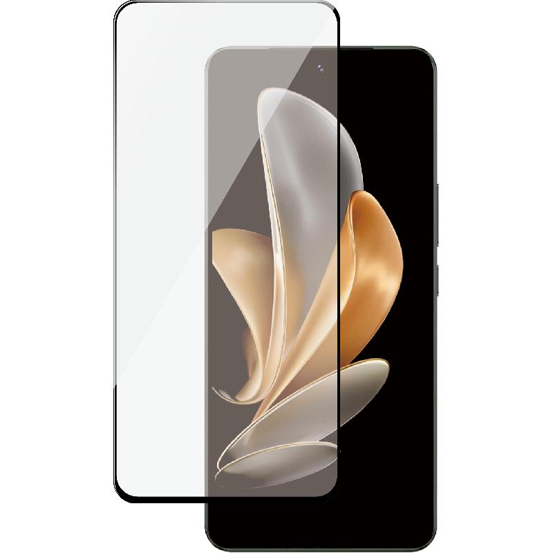 PanzerGlass SAFE Case Friendly Smartphone Screen Protector, Tempered Glass, Edge-to-Edge, Black, for vivo V30 Lite