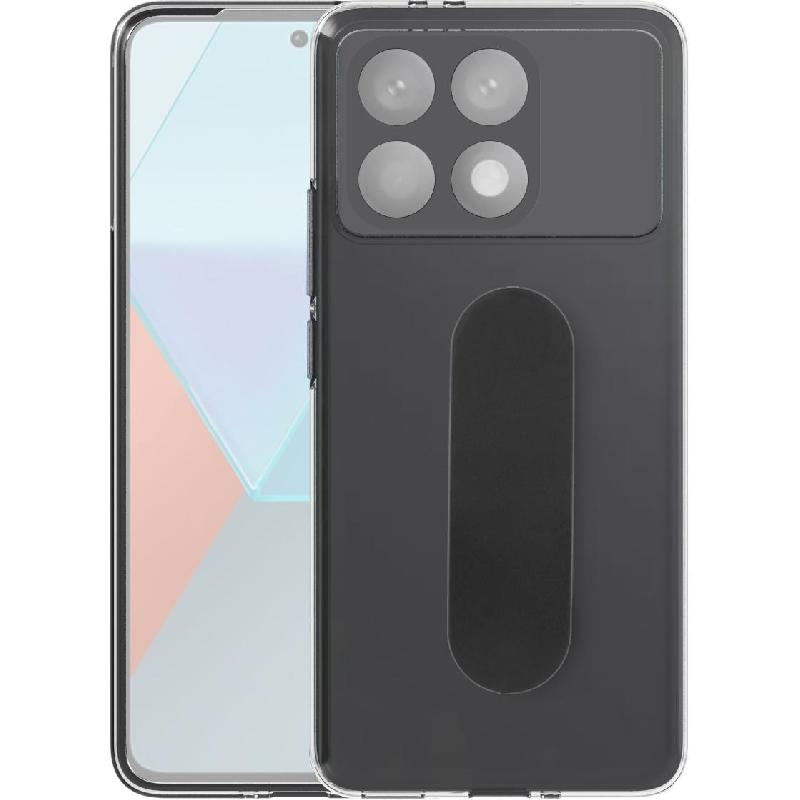 Just in Case Soft TPU Back Cover Mobile Case with Strap, for Xiaomi POCO F6 Pro 5G, Clear
