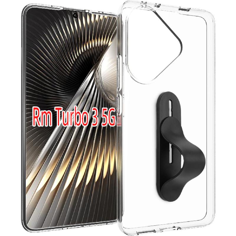 Soft TPU Back Cover Mobile Case with Strap, for Xiaomi POCO F6 5G, Clear