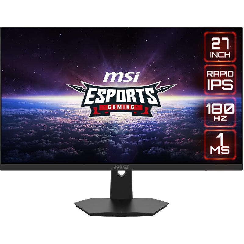 MSI G274F 27" Gaming Monitor, LED, FHD (Full HD), 180 Hz, 1ms (GtG), Black/Silver
