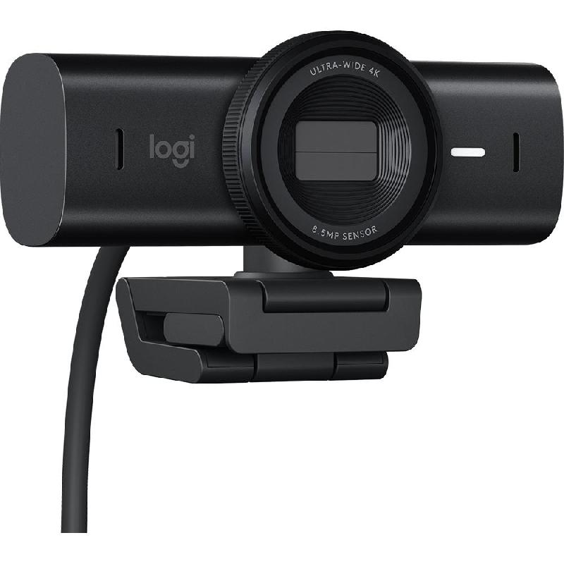 Logitech MX Brio 4K UHD Webcam, 1080 Pixels HD Video, Black