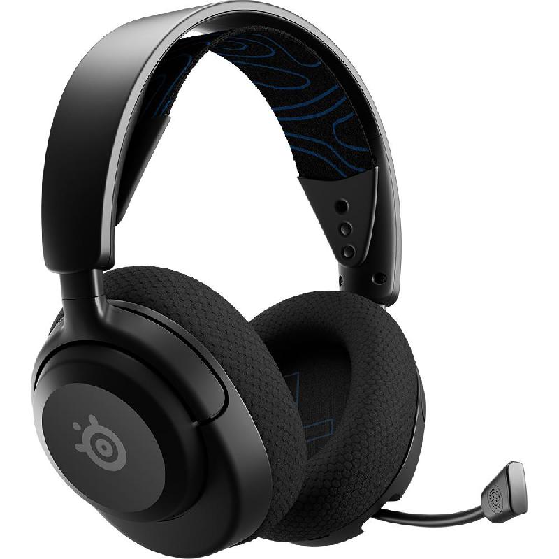 SteelSeries Arctis Nova 5P Gaming Headset, Passive Noise Isolation, Bluetooth/Wireless, USB, Retractable Microphone, Black