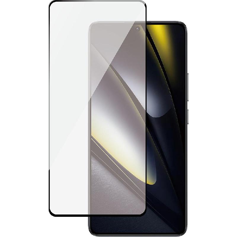 PanzerGlass SAFE Case Friendly Smartphone Screen Protector, Tempered Glass, Edge-to-Edge, Black, for Xiaomi POCO F6 5G