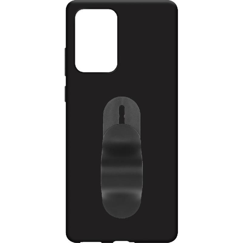 Just in Case Soft TPU Back Cover Mobile Case with Strap, for Motorola edge 50 fusion 5G, Black