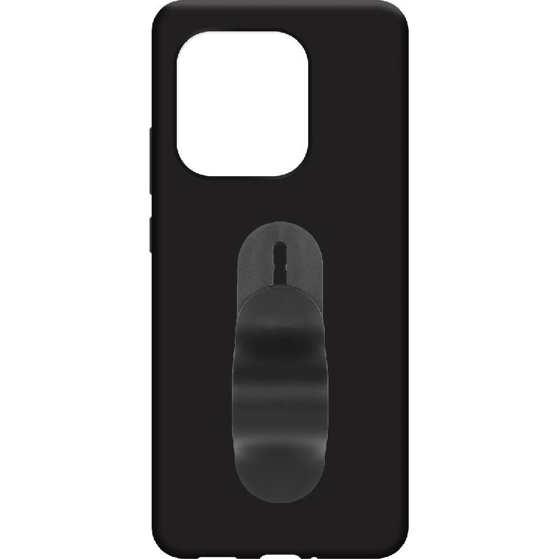 Just in Case Soft TPU Back Cover Mobile Case with Strap, for Motorola edge 50 ultra, Black