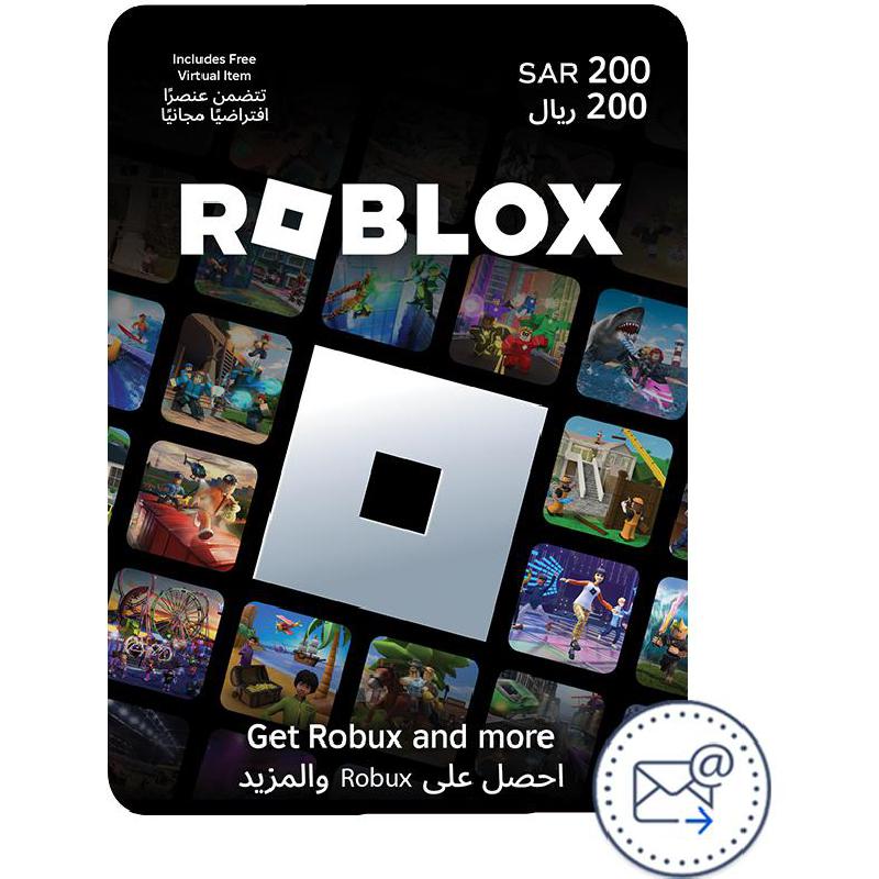 Roblox SAR 200 Play Gift Code (Delivery by eMail), Digital Code (KSA)