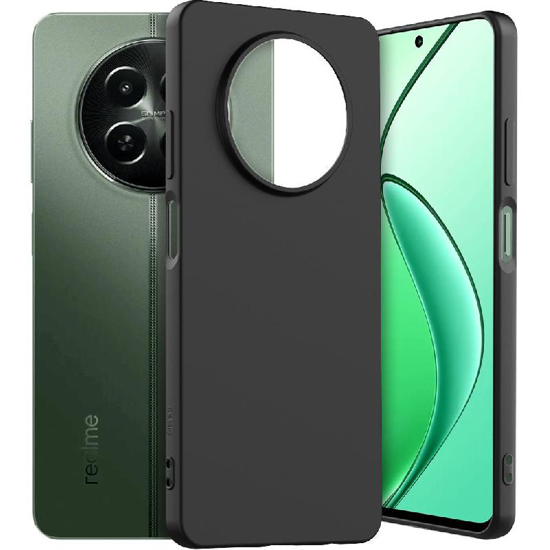 Araree A-Fit Back Cover Mobile Case, for Realme 12X 5G, Black
