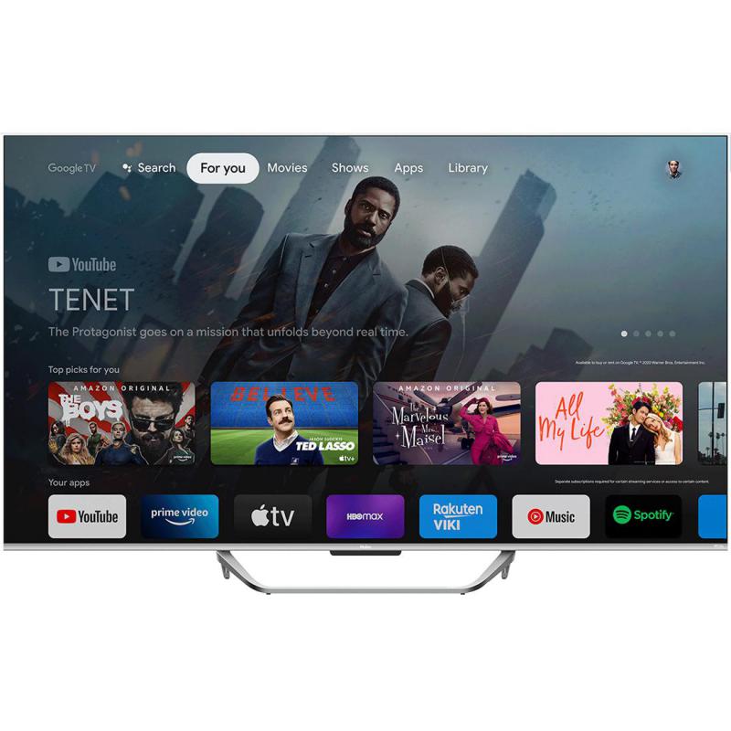 Haier 55" Smart TV, 4K QLED, 60 Hz, Black, H55S800UX