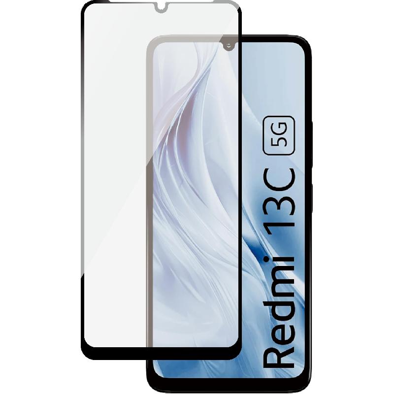 PanzerGlass SAFE Case Friendly Smartphone Screen Protector, Tempered Glass, Edge-to-Edge, Black, for Xiaomi Redmi 13C/Xiaomi Redmi 13C 5G
