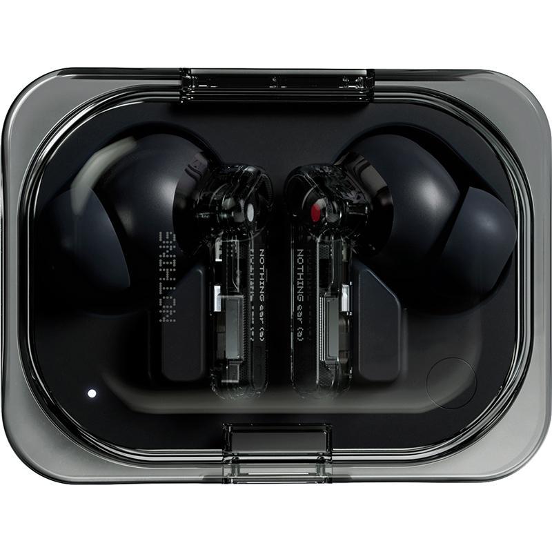Nothing Ear(a) True Wireless, Dynamic Bass Boost Earbuds, Adaptive Noise Cancelling, Bluetooth, USB (Charging), Built-in Microphone, Black