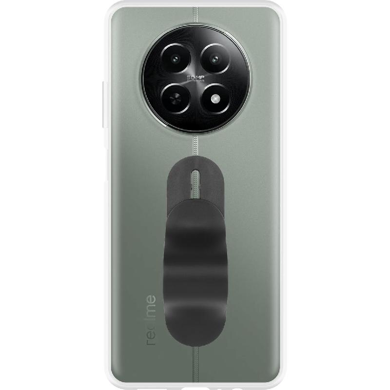 Just in Case Soft TPU Back Cover Mobile Case with Strap, for Realme 12 5G, Clear — 2