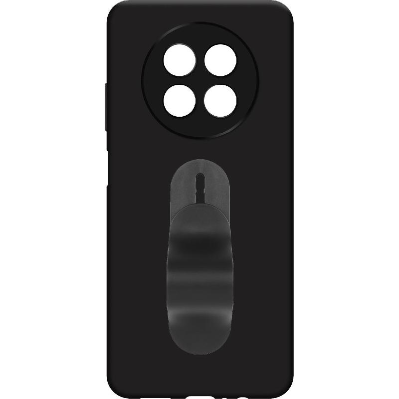 Just in Case Soft TPU Back Cover Mobile Case with Strap, for Realme 12 5G, Black