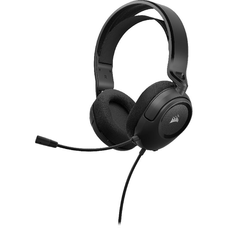 CORSAIR HS35 v2 Stereo Gaming Headset, Wired, 3.5 mm Connector, Omnidirectional Microphone, Carbon