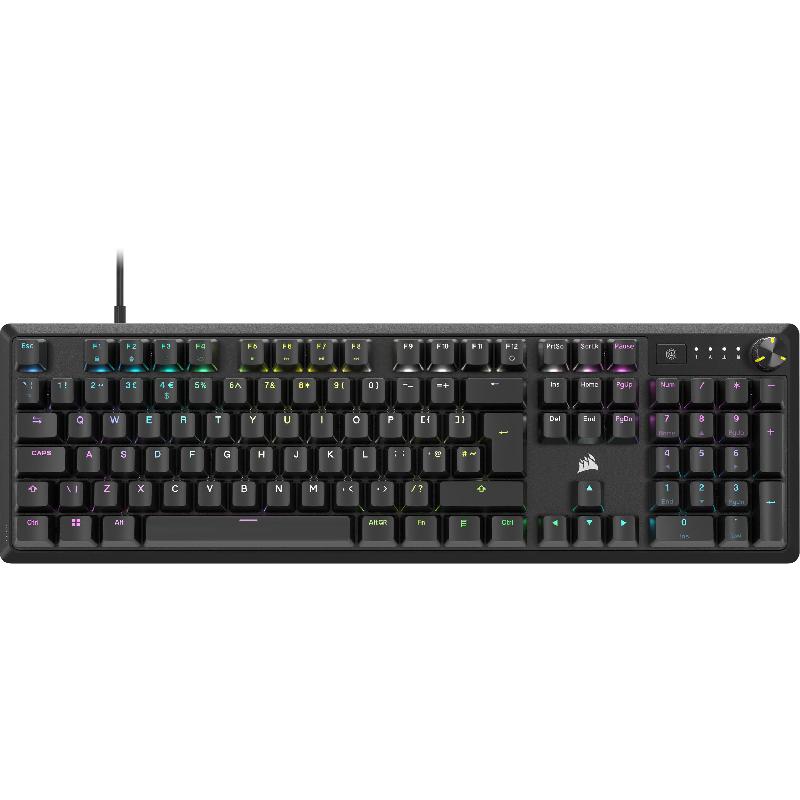 CORSAIR K70 CORE RGB Mechanical Gaming Keyboard, Wired, for PC/macOS/Xbox One/Xbox Series X/Xbox Series S/PlayStation 4/PlayStation 5, Black