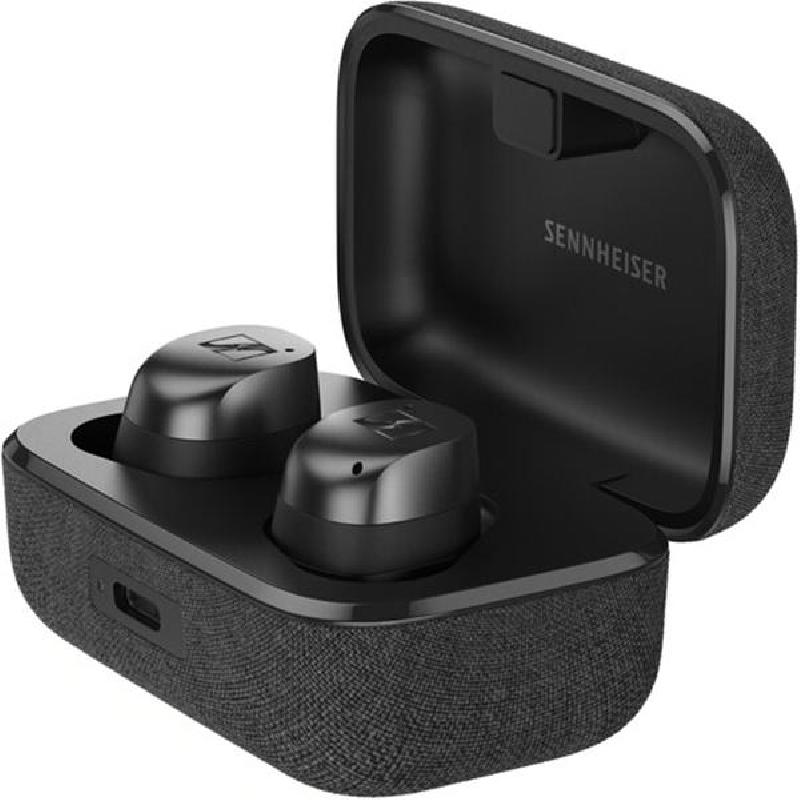 Sennheiser MOMENTUM True Wireless 4 Earbuds, Adaptive Noise Cancelling, Bluetooth, USB (Charging), Built-in Microphone, Black