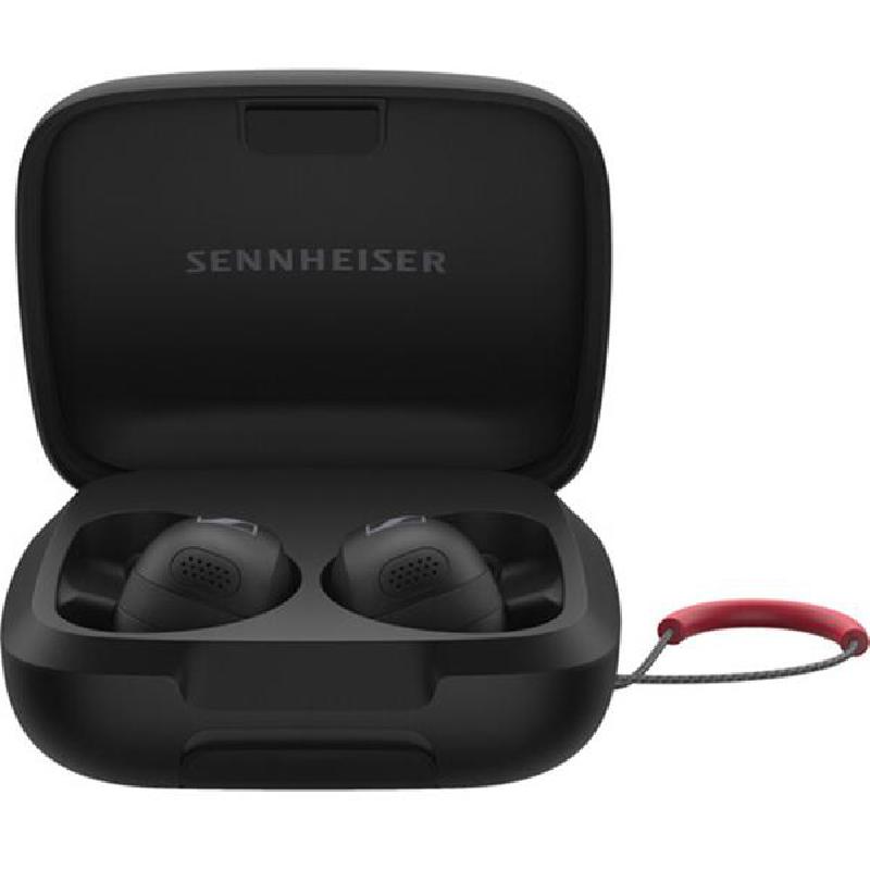 Sennheiser MOMENTUM Sport Earbuds, Adaptive Noise Cancelling, Bluetooth, USB (Charging), Built-in Microphone, Black