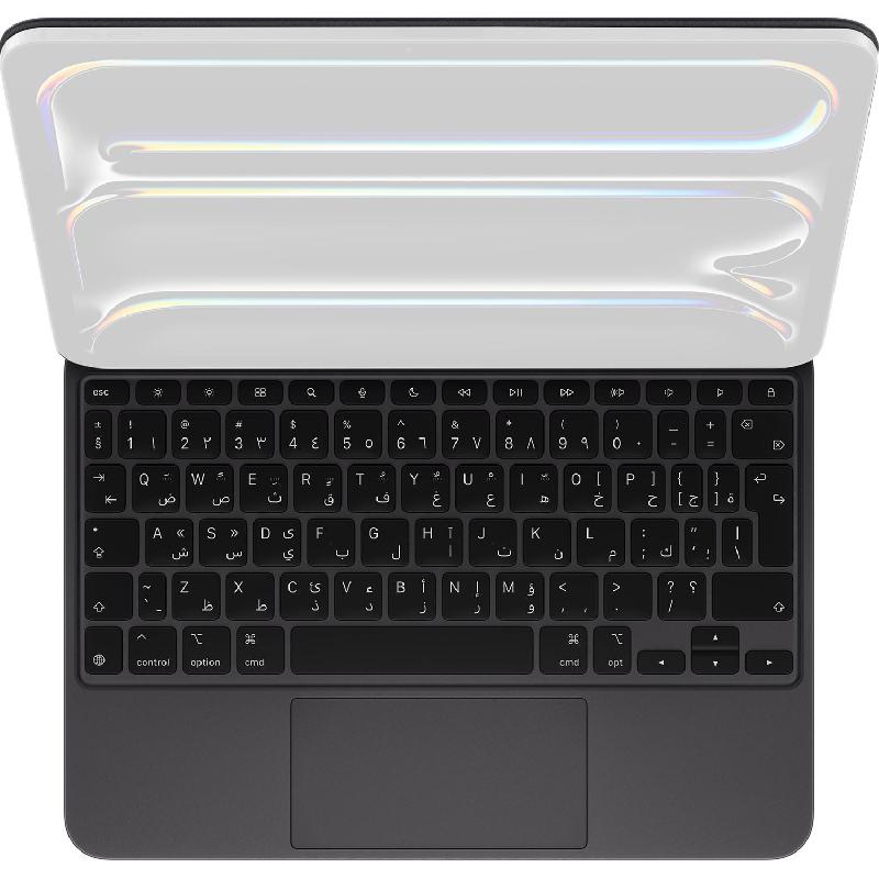 Apple Magic Tablet Keyboard, Magnetic Attachment, for iPad Pro 11 M5/iPad Pro 11 M4, Black