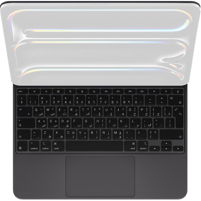 Apple Magic Tablet Keyboard, Magnetic Attachment, for iPad Pro 13 M5/iPad Pro 13 M4, Black